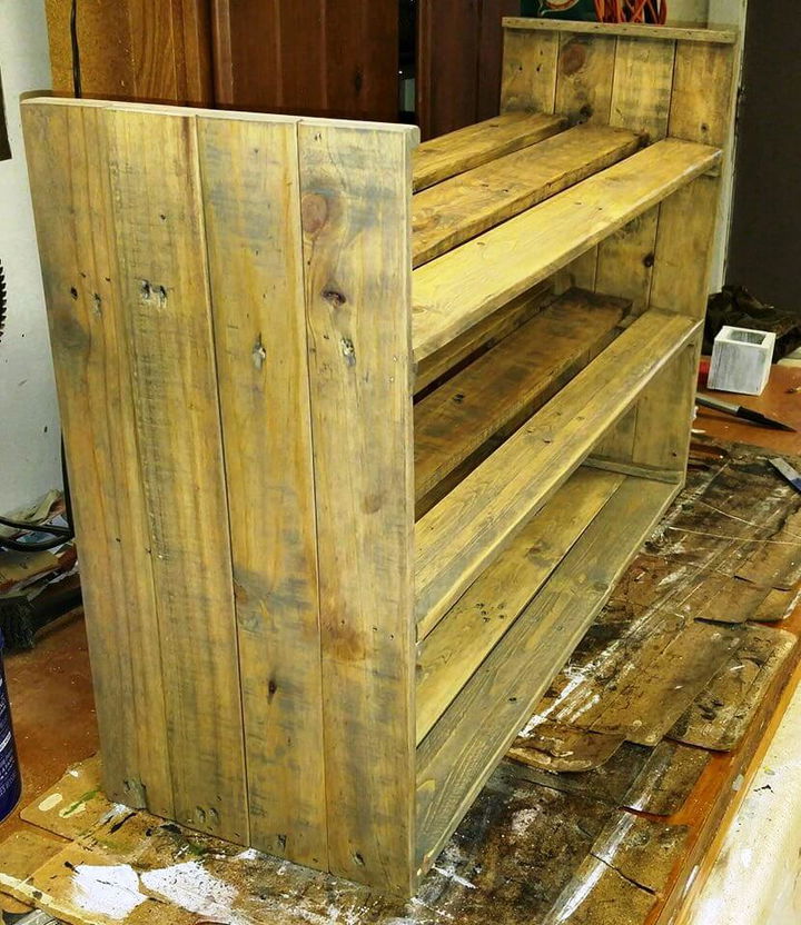 Wood Pallet Shoe Rack - Pallets Pro